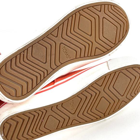 TOMS Fenix Slip On Sneaker 6.5 Coral Orange Comfort - Picture 6 of 7